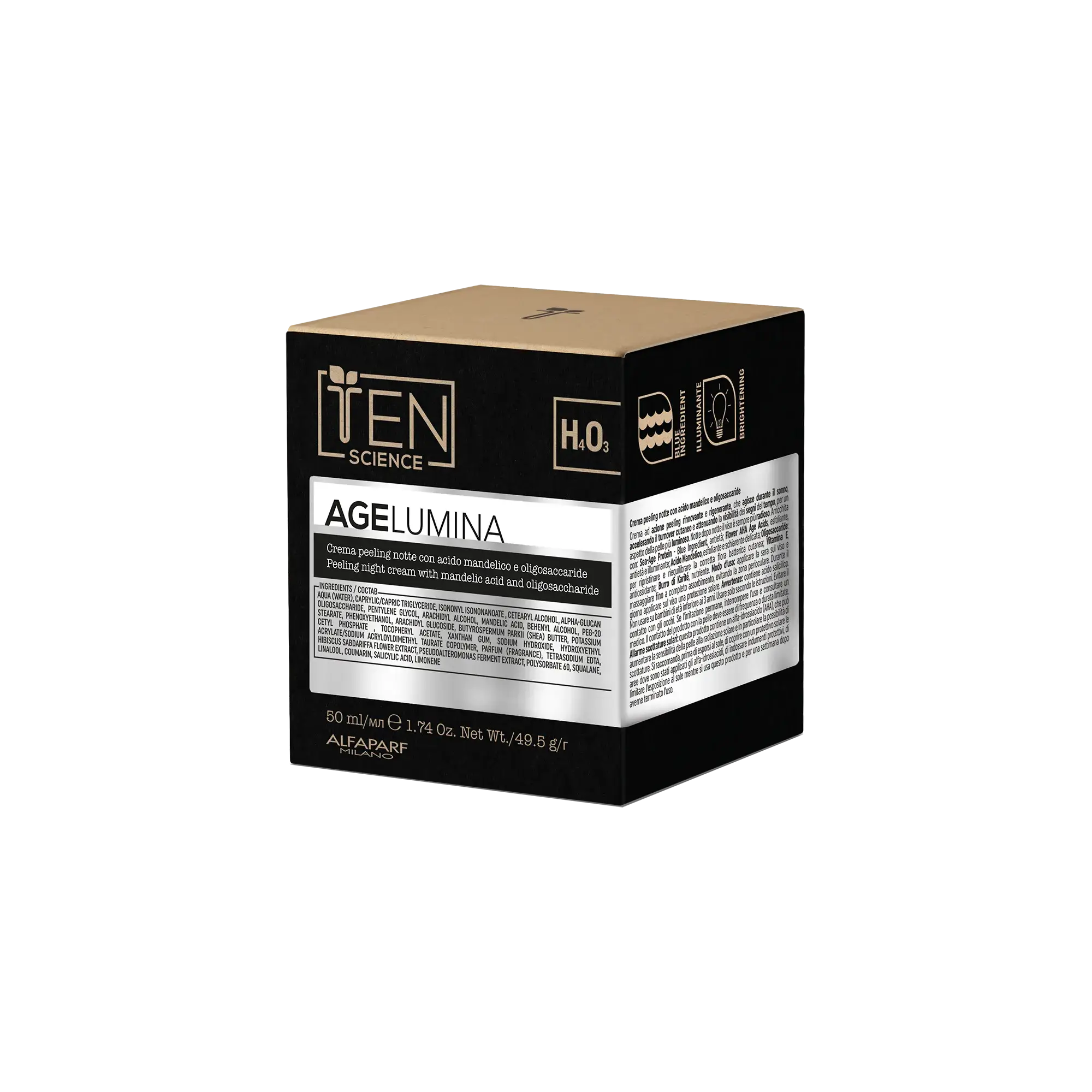 Crema Peeling Notte con Acido Mandelico e Oligosaccaride