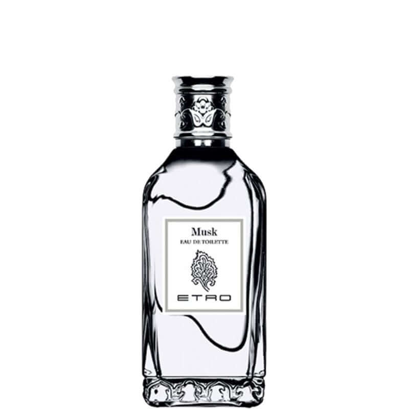 Musk Eau De Toilette by Etro, a timeless fragrance in an elegant bottle, evoking a magical woodland escape.