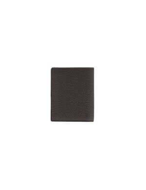 Portafoglio Frog in Pelle, con 8 scomparti per carte, RFID, dimensione 12 x 9 cm, Made in Italy.